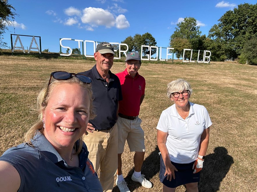 Eefje golft in Saint Omer Noord-Frankrijk