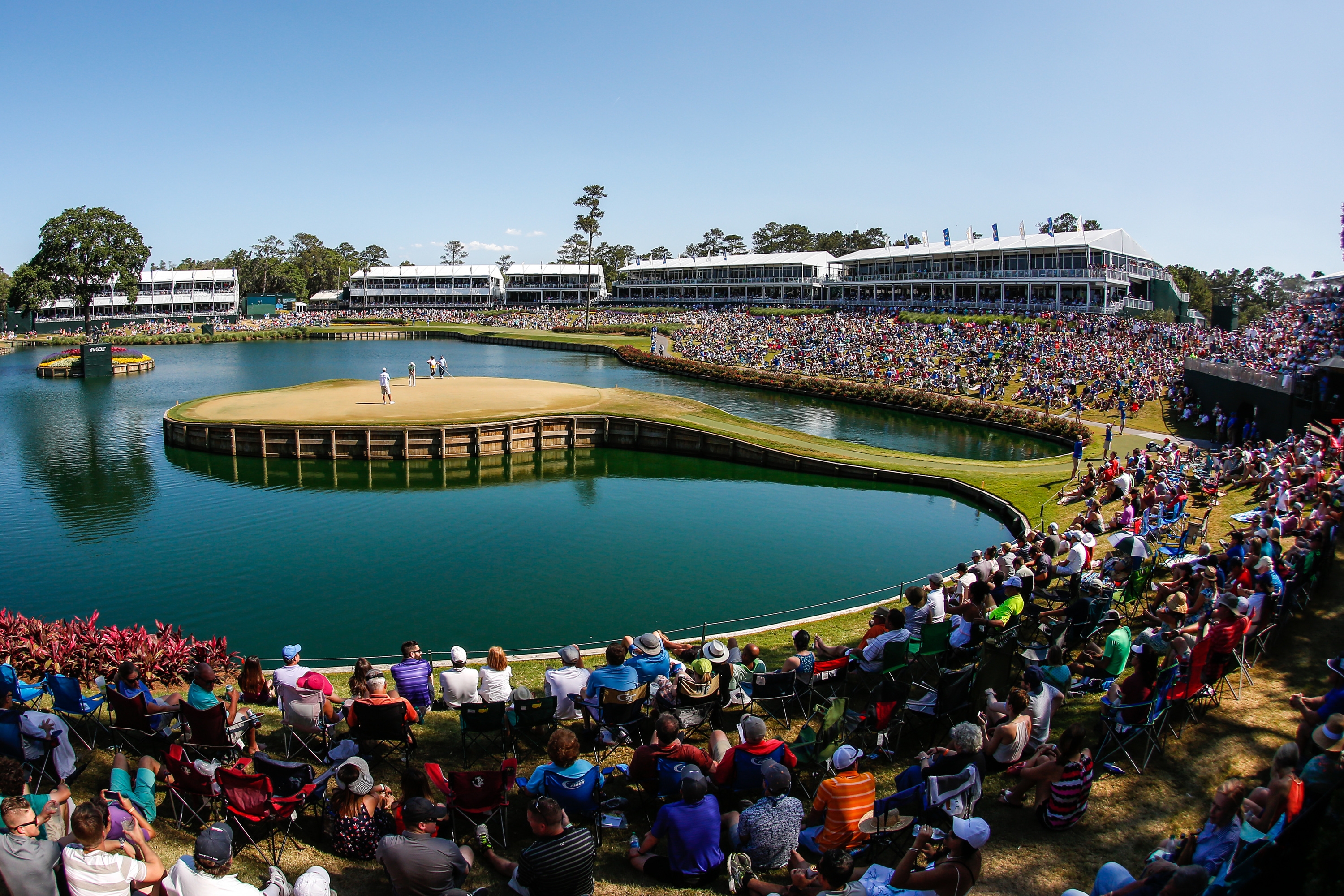 Gevreesde eilandgreen hole 17 TPC Sawgrass Players Championship