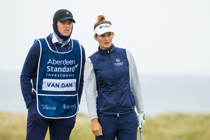 Anne van Dam in de vierde ronde van het Ladies Scottish Open 2019