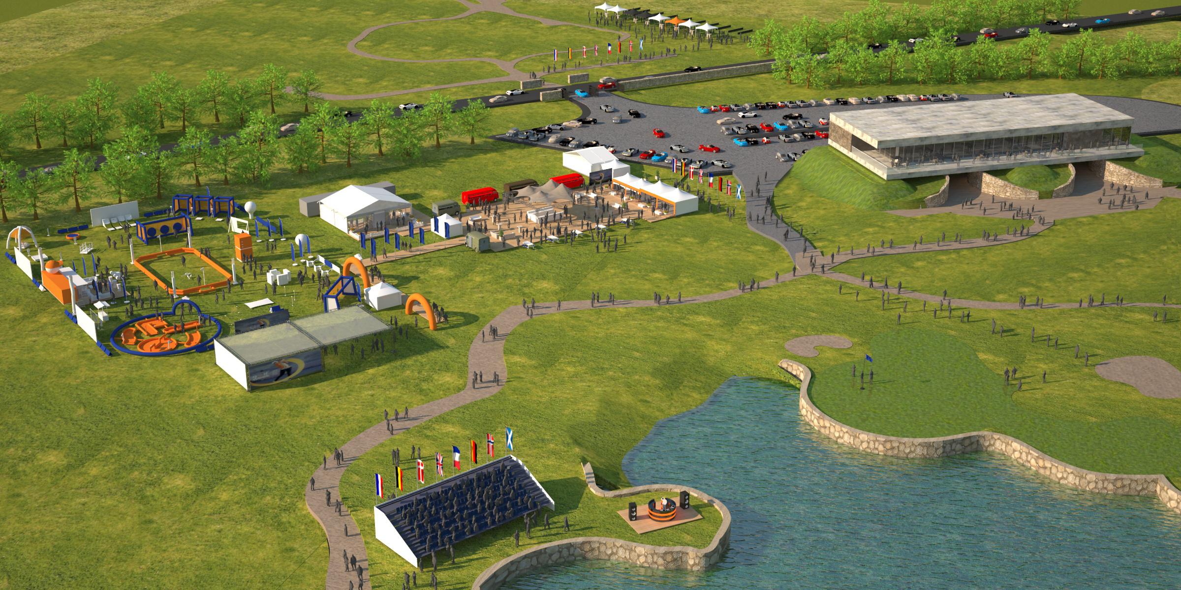 Plattegrond ING Golf Week