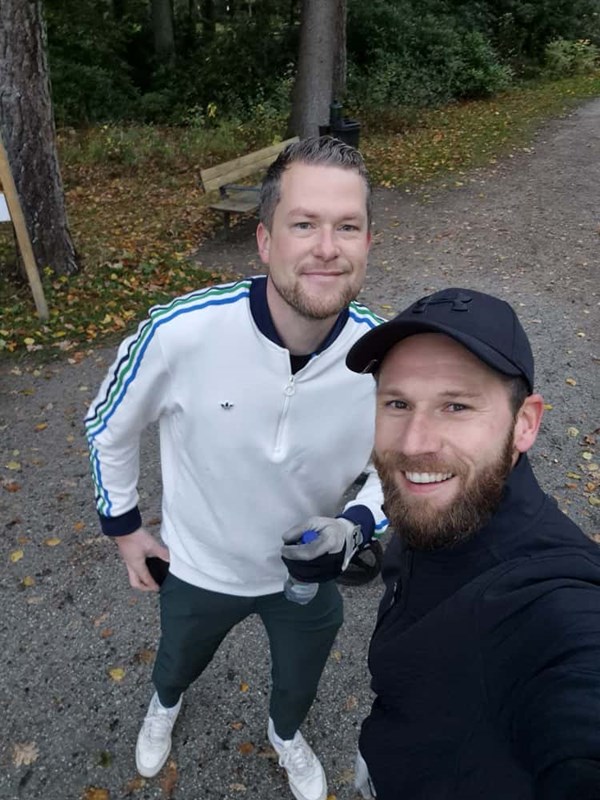 Roy en BJorn 18 holes