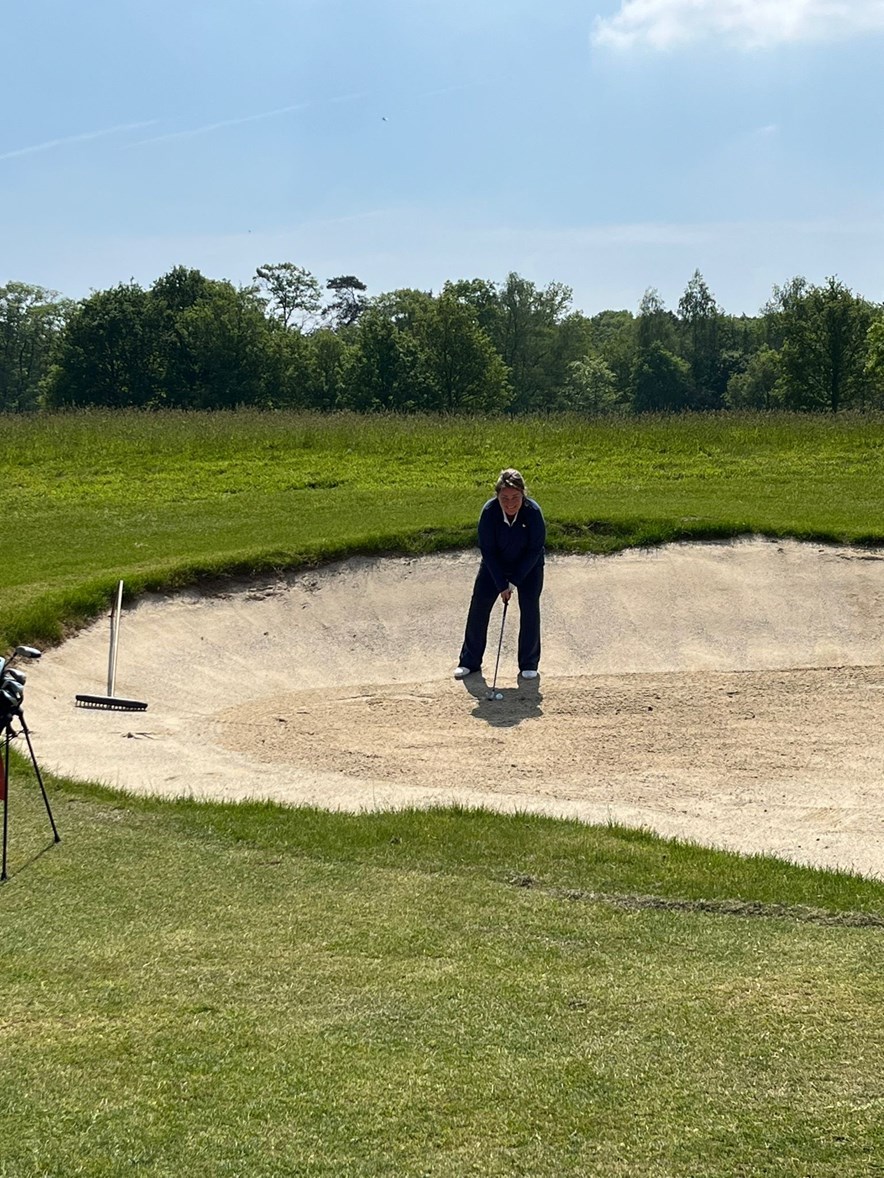 Maaike in de bunker