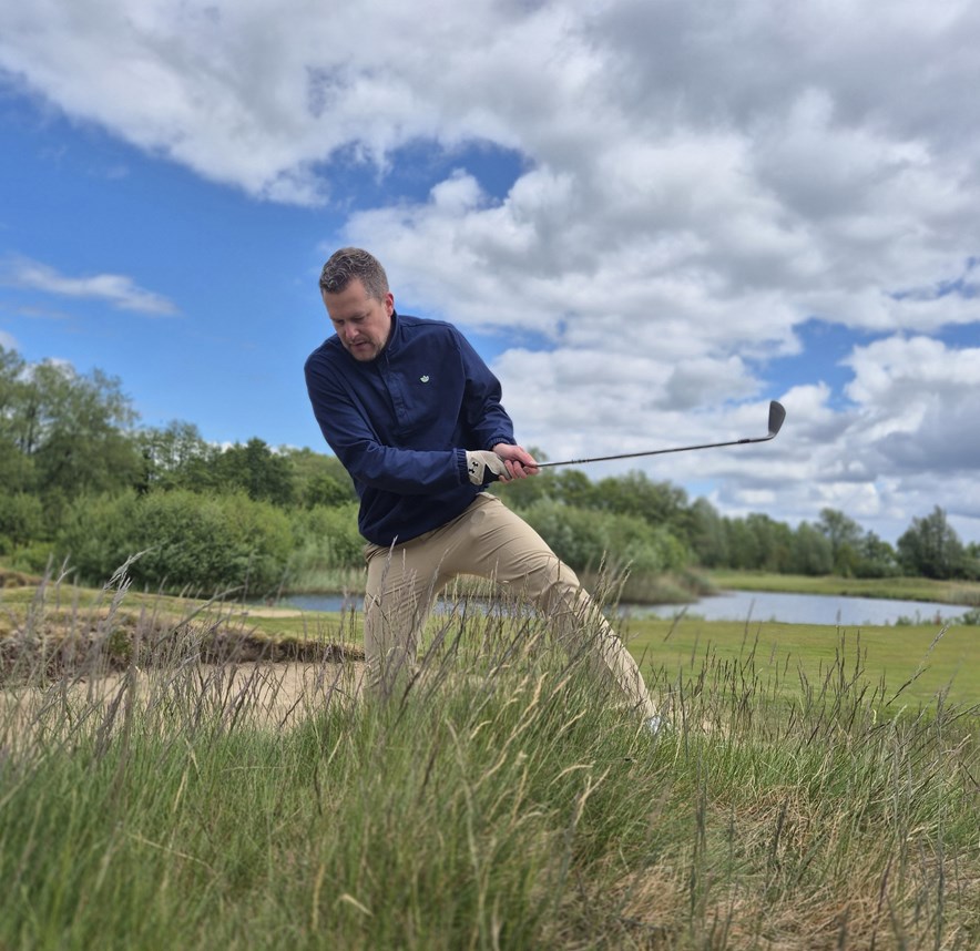 Roy vanuit de bunker