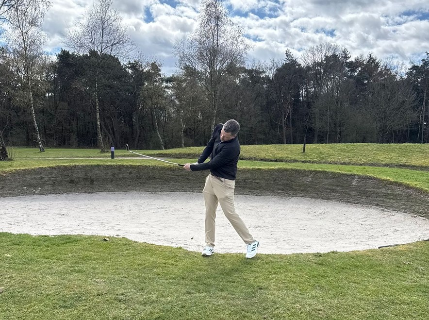 Roy op hole 18 Scherpenbergh