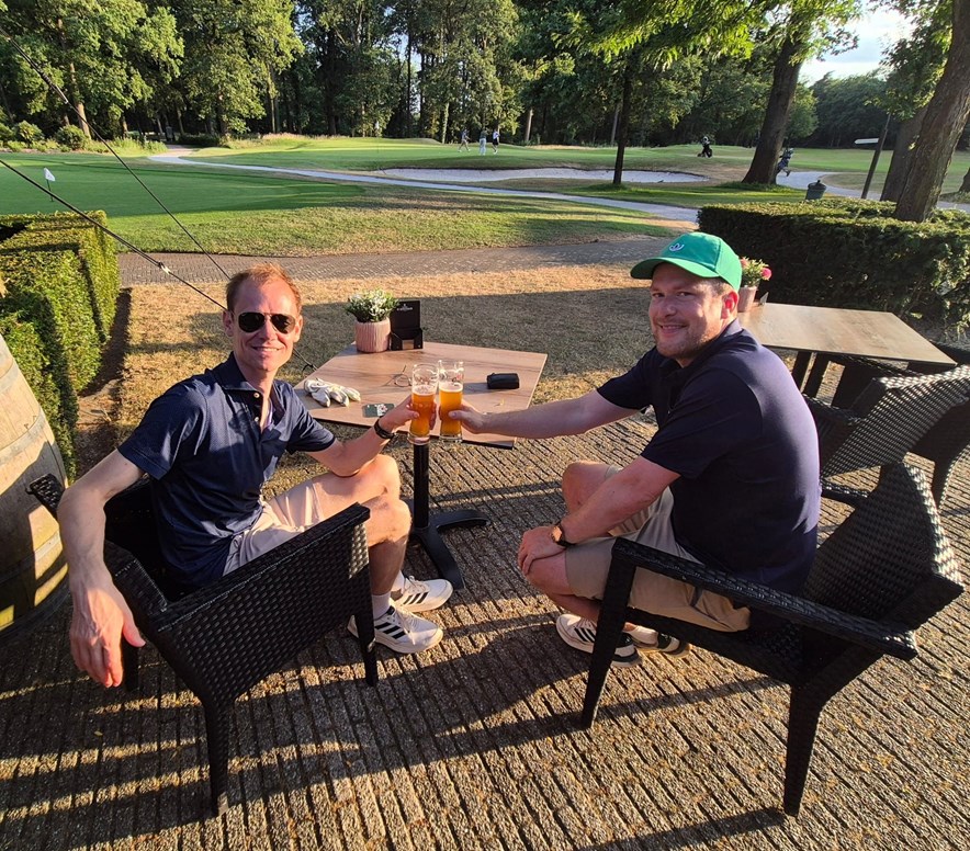 Martijn en Roy op 't Sybrook