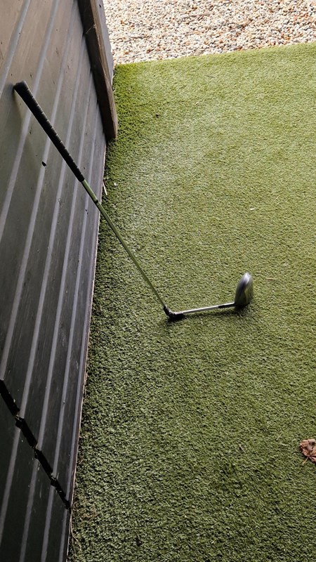Golfclub met scharnier