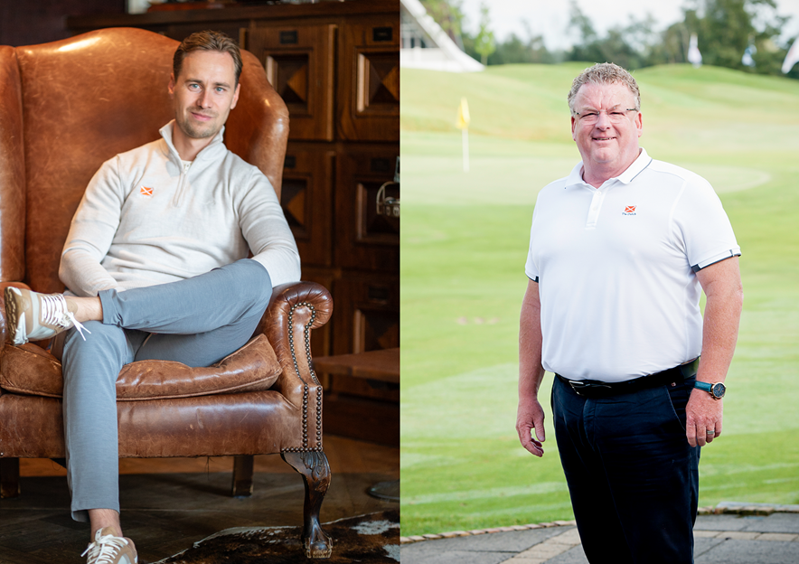 Phil Helsby en Floris Wouters van Golfbaan The Dutch