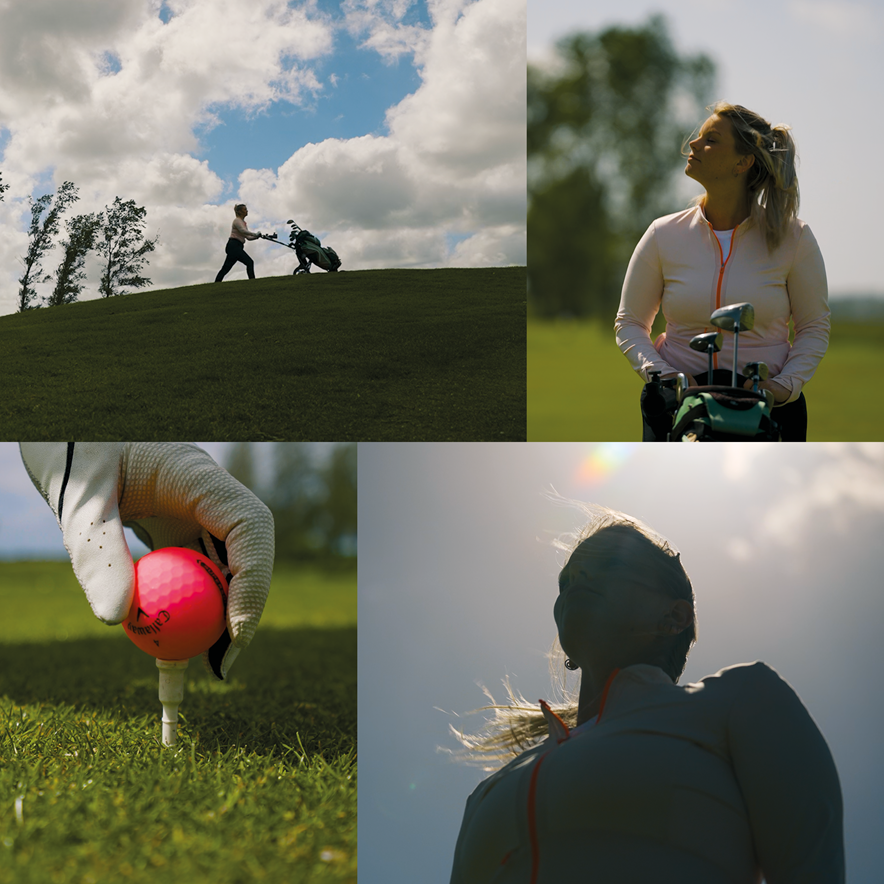 daphne heeft golf ontdekt