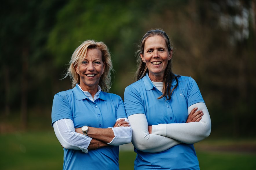 Queens on the green team lichtblauw