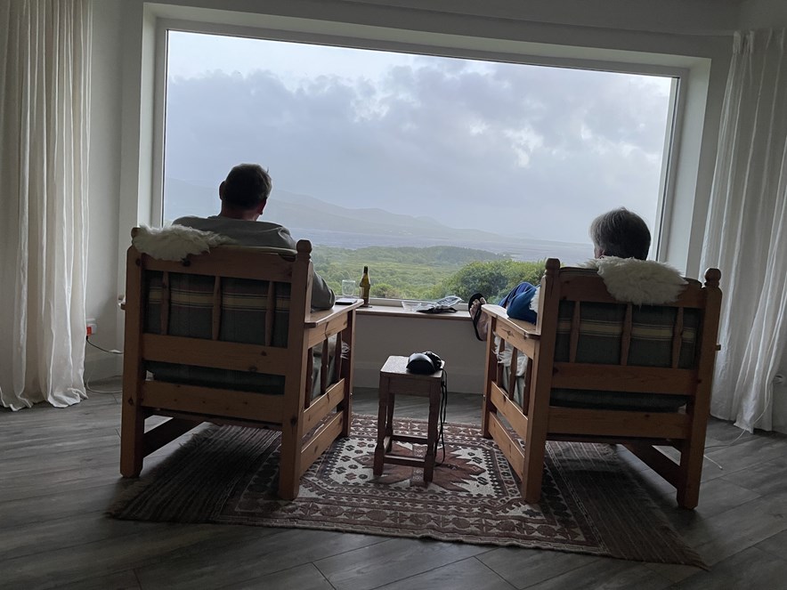 Uitzicht waterville Ierland