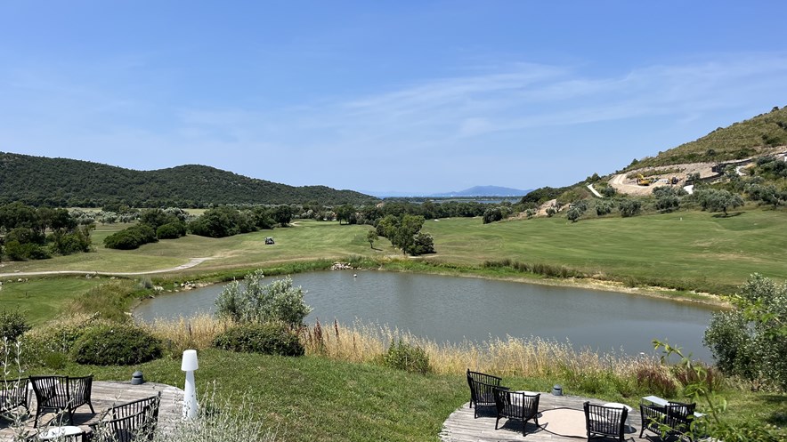 uitzicht vanaf terras argentario