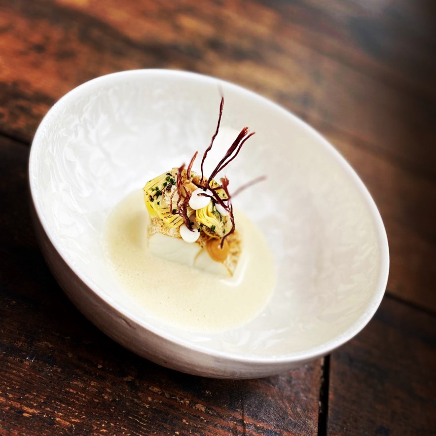 Eten in boutique hotel 't Lansink in Duitsland