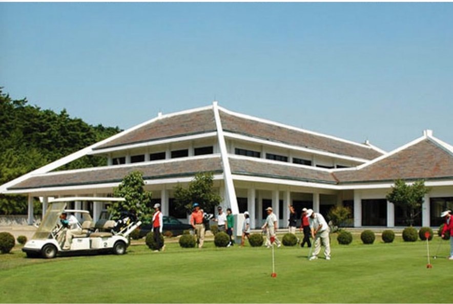 Clubhuis Pyongyang Golf Club Noord-Korea