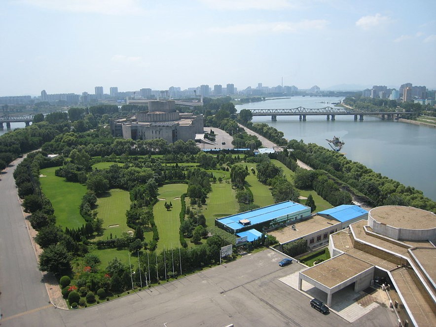 Yanggakdo Island oude golfclub