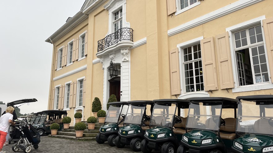 aankomst Schloss Miel