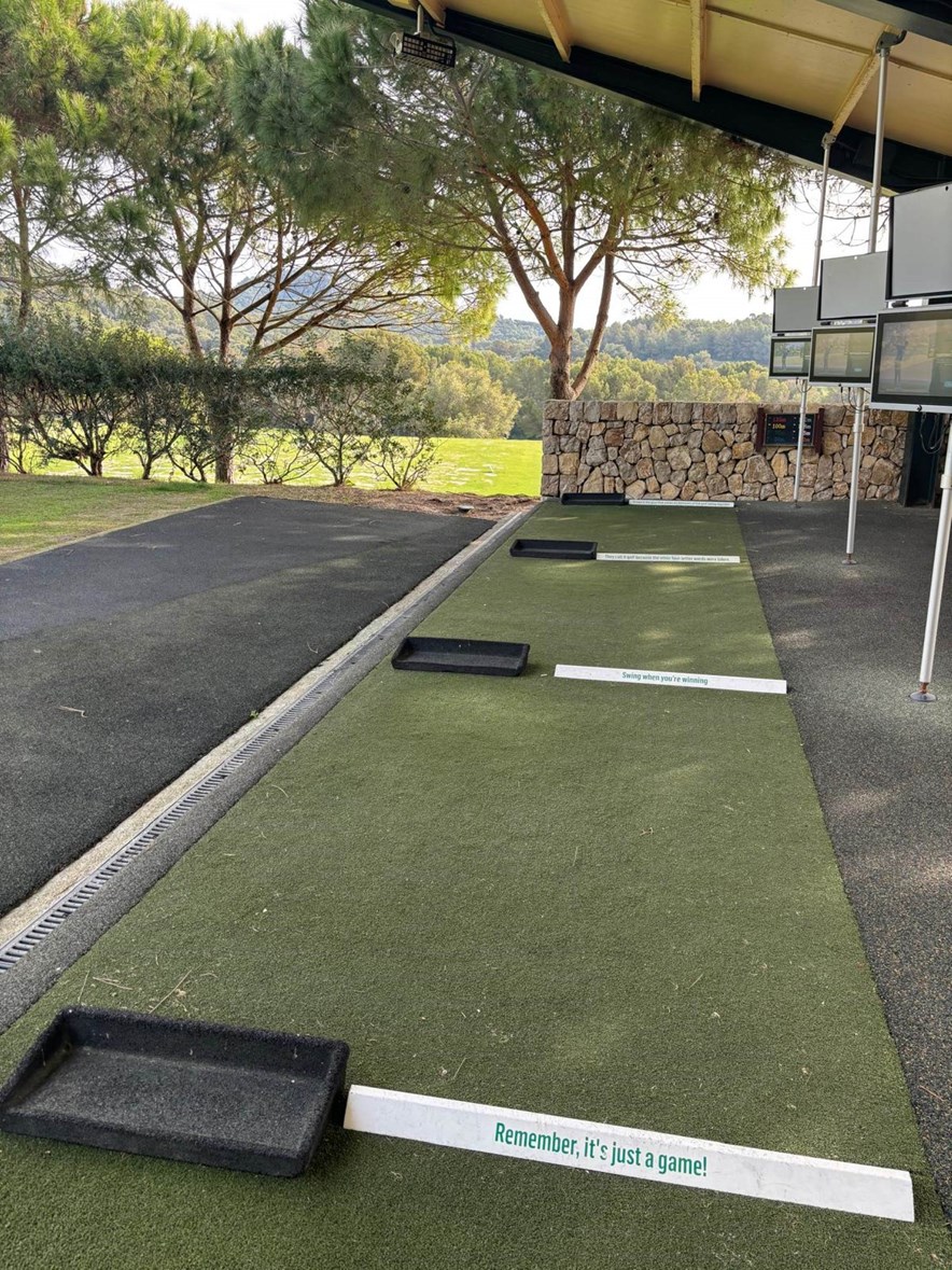 Spreuken op de driving range