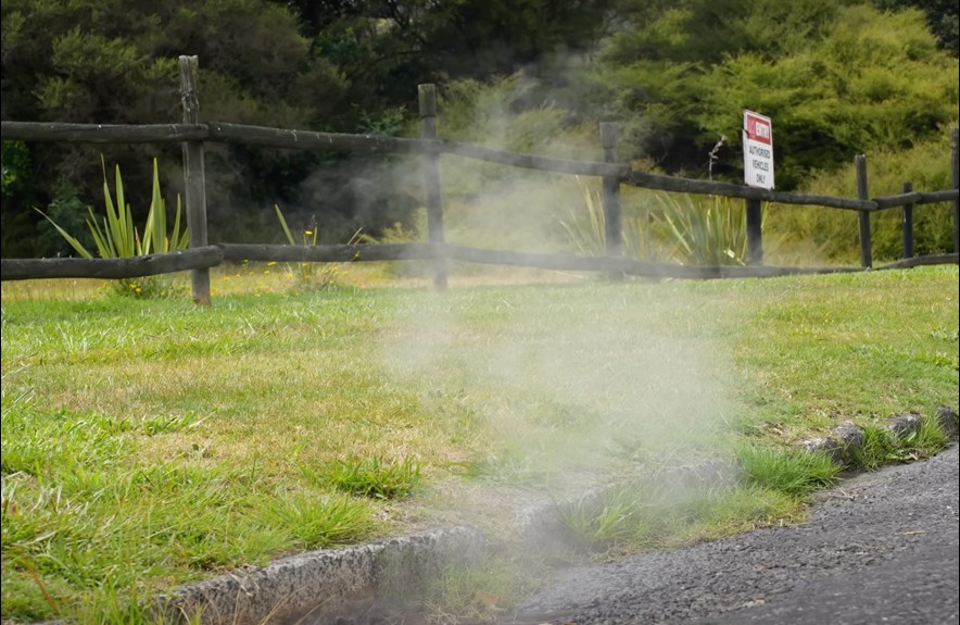 Gasvorming golfbaan Rotorua