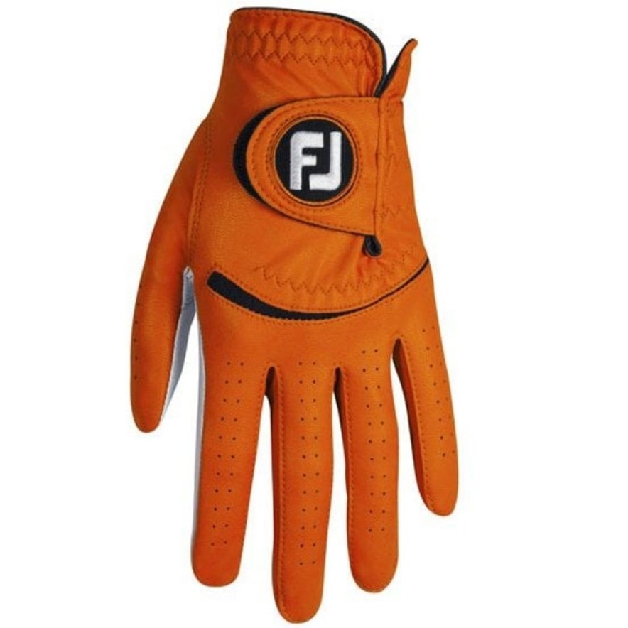 footjoy oranje handschoen