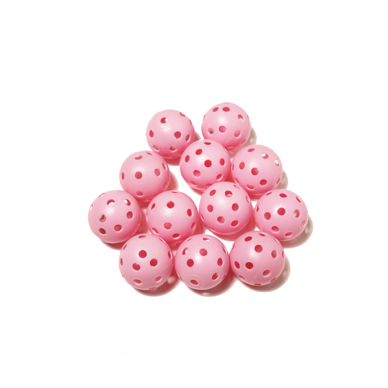 pink hollow ballen om thuis mee te oefenen