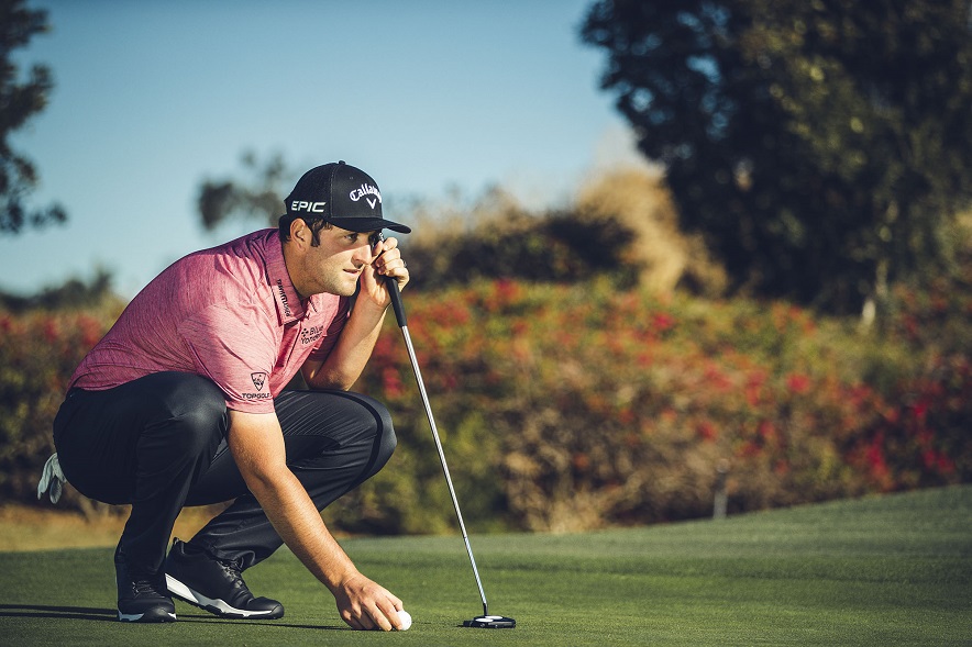 Jon Rahm met de 2-Ball Ten putter van Odyssey