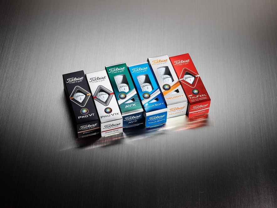 Alle ballen van Titleist in 2019 op een rijd
