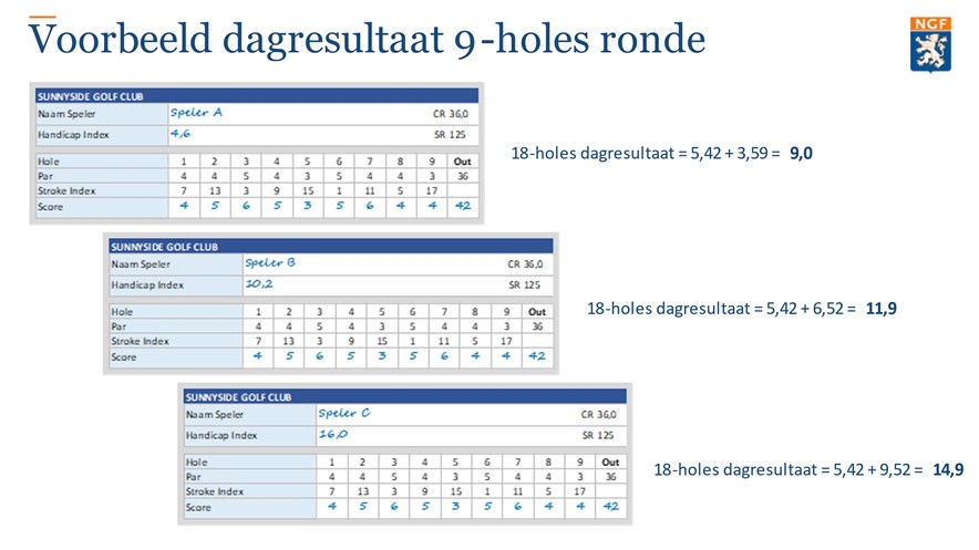 Voorbeeld verwacht resultaat