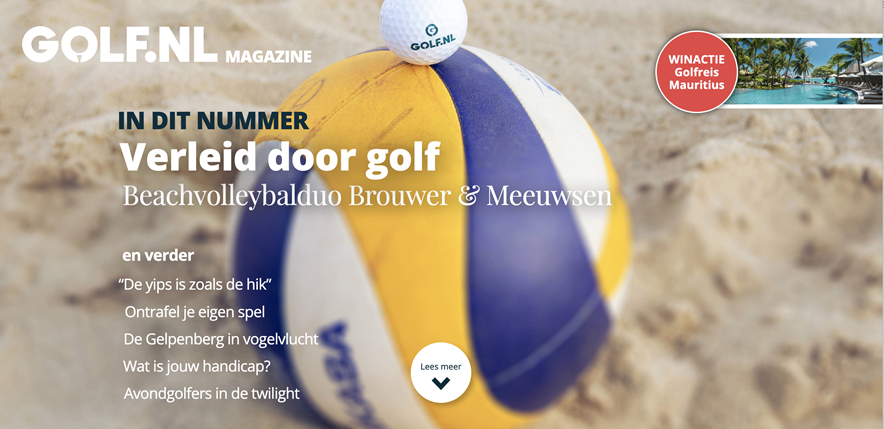 Cover magazine golf.nl najaar 2022