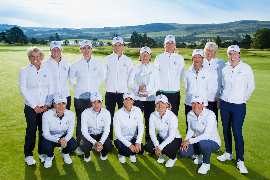 Het Europese team in de Solheim Cup 2019