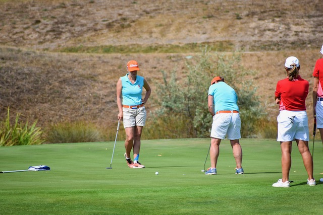 De Nederlandse foursome op het ELTK.