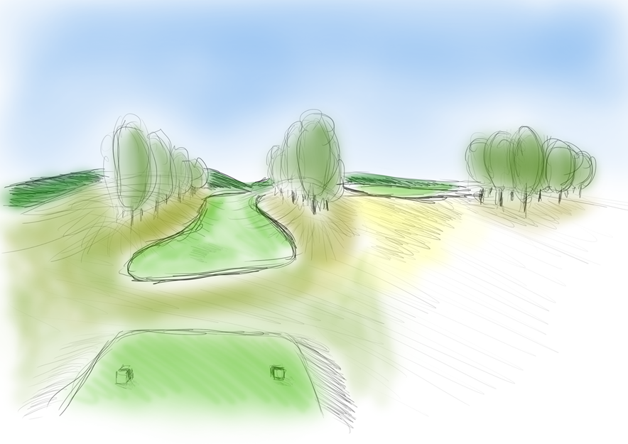 De perfecte par-4 van Arno Kamphuis vanaf de tee