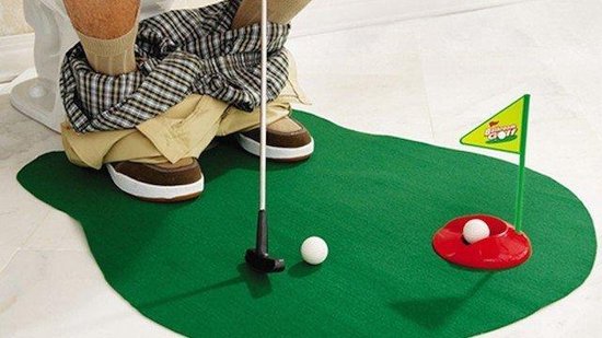 Golf op het toilet