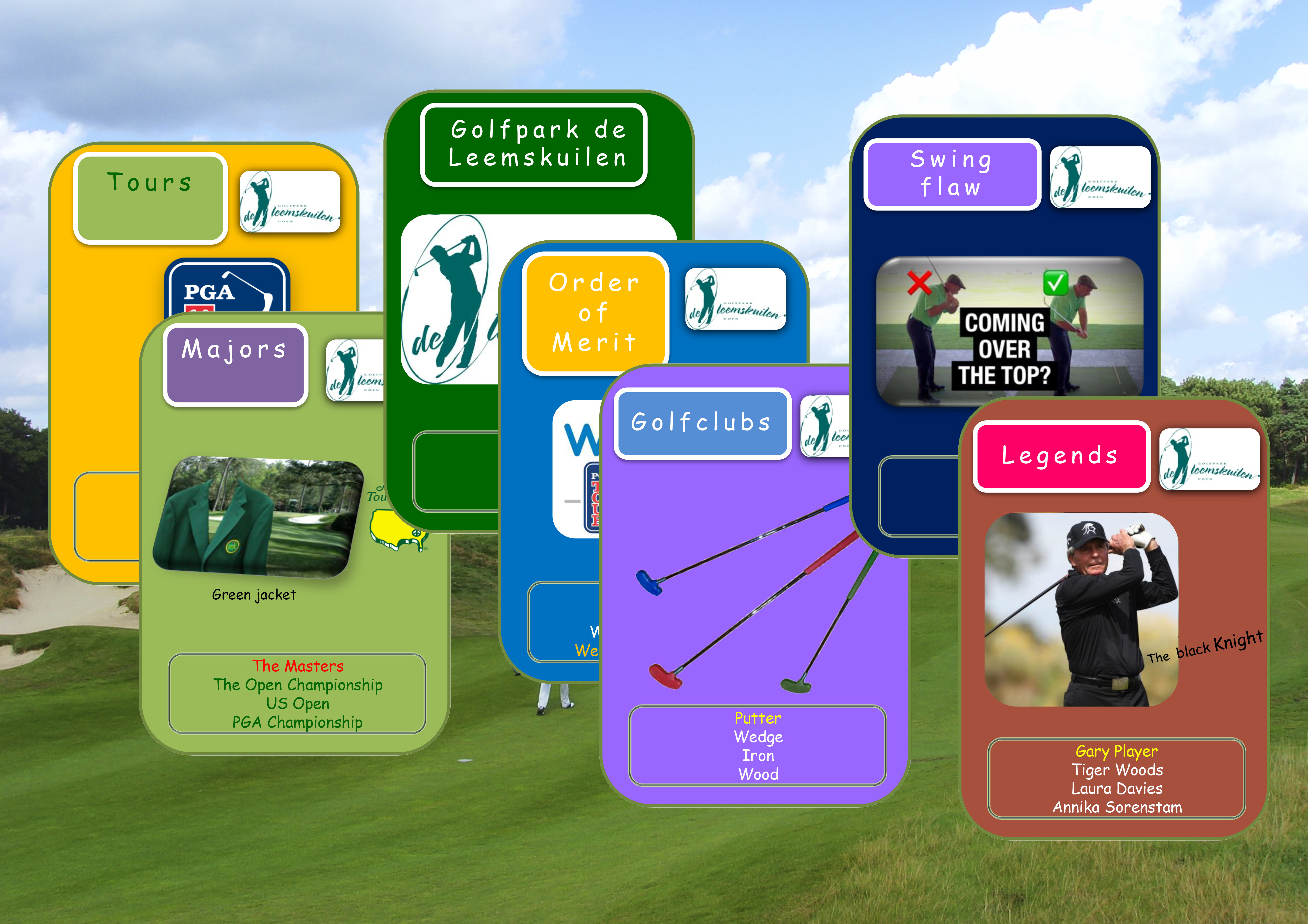 Een golfkwartet zorgt nog nog voor enig plezier