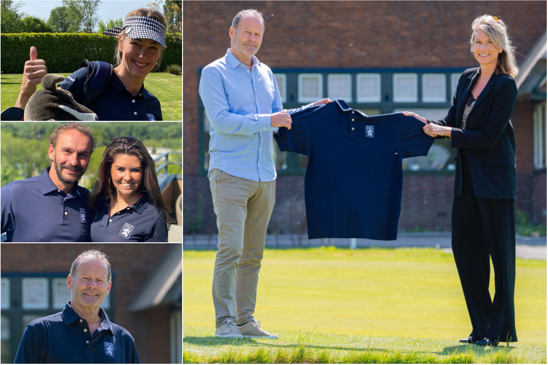 Danny Blind, Joost Luiten, Melanie Lancaster en Marianne Timmer