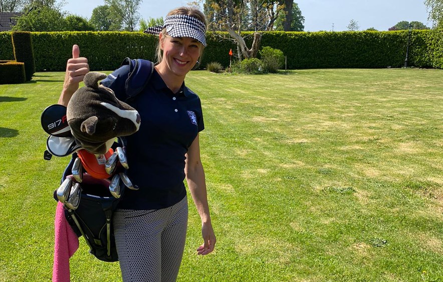 Marianne Timmer supporter van golf