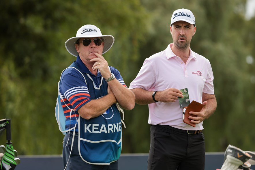 De Ierse topgolfer Niall Kearney tijdens het BMW International Open van 2021