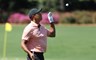 De Amerikaanse topgolfer Tiger Woods tijdens een oefenronde voor de Masters op Augusta National 2022
