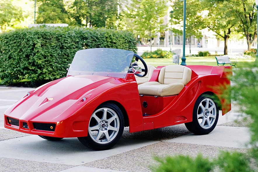 Ferrari golf cart
