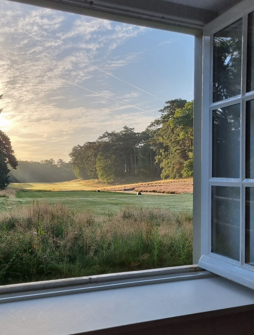 uitzicht bestuurskamer Eindhovensche golf