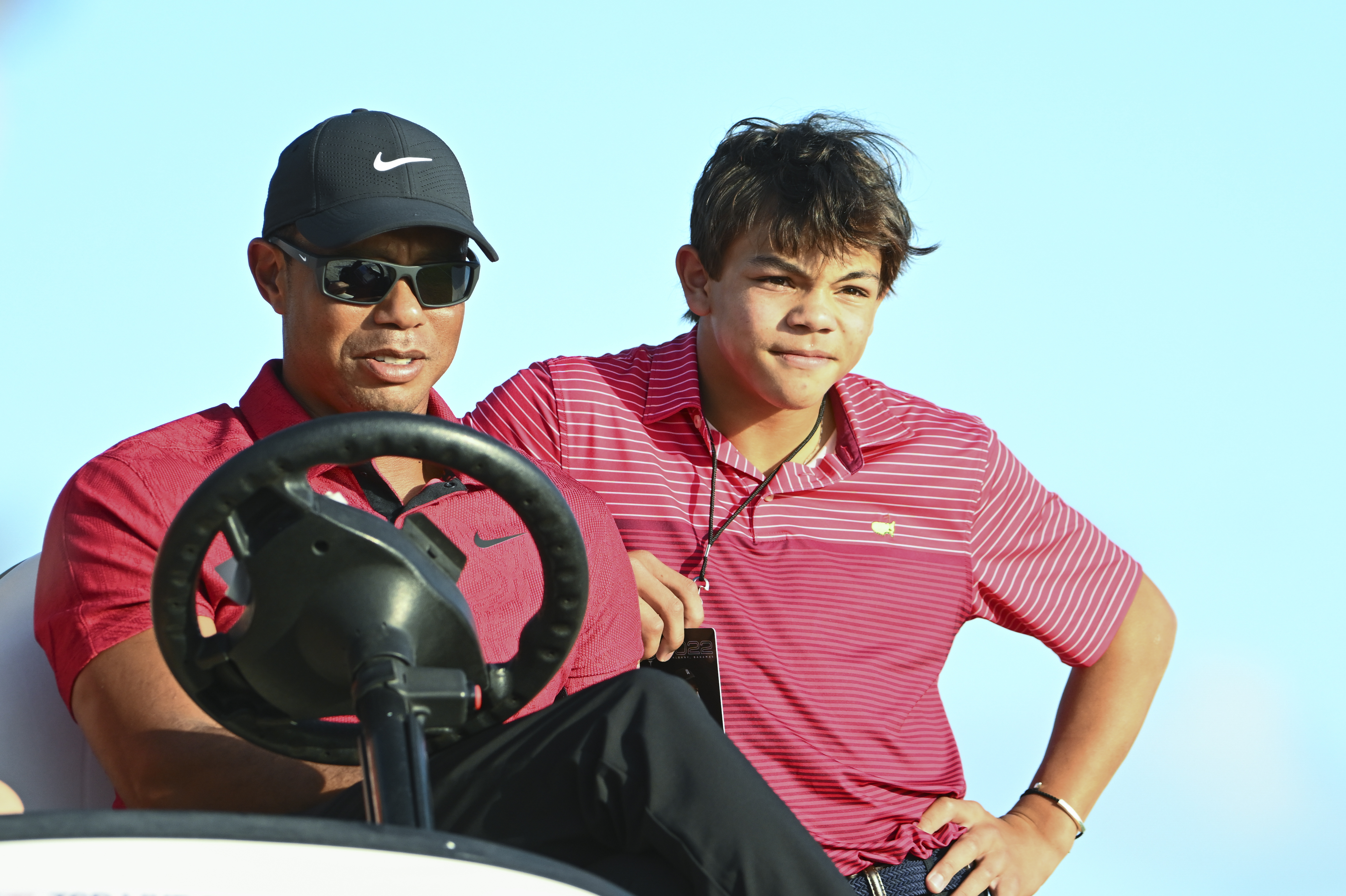 Tiger en Charlie Woods