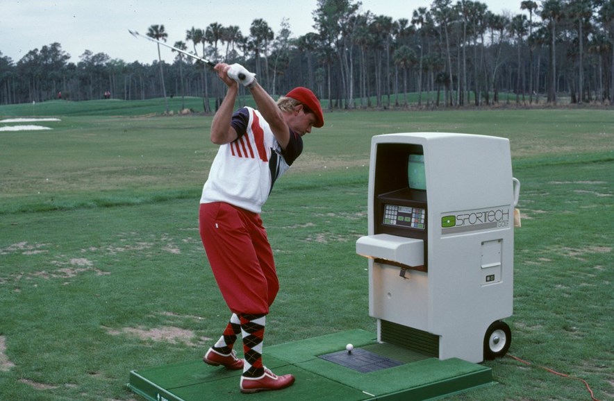 Payne Stewart met Golftech