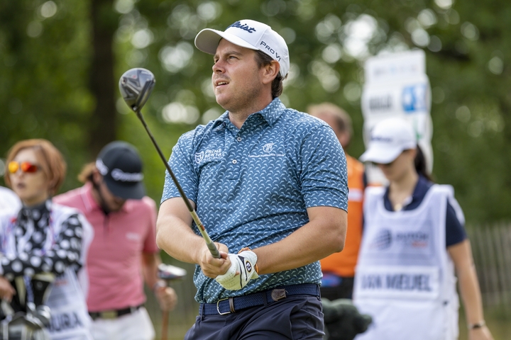 Lars van Meijel op dag twee Dutch Open