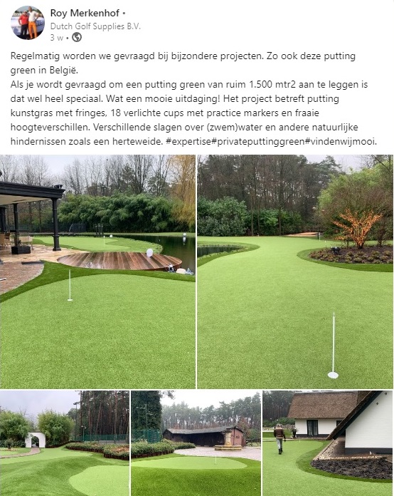 Dutch Golf Supplies kunstgrasgreen