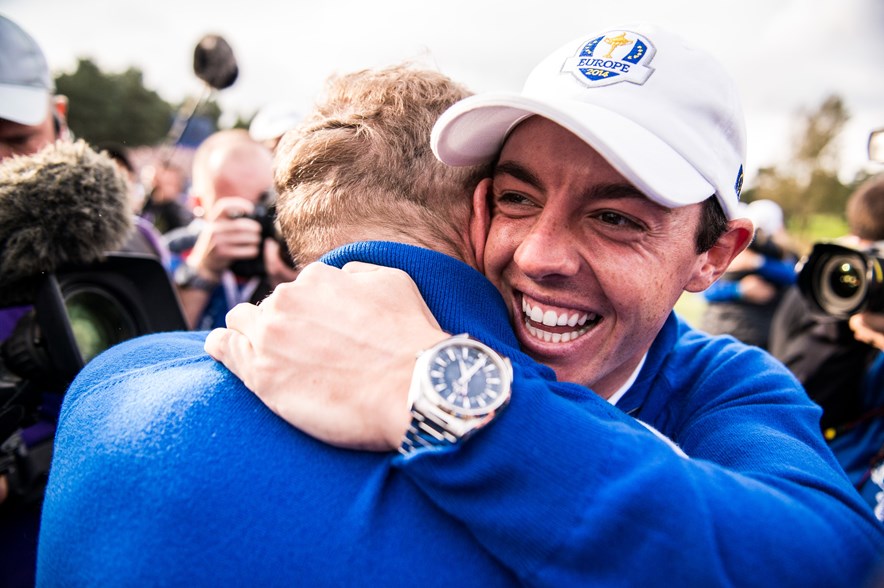 De Noord-Ierse topgolfer Rory McIlroy tijdens de Ryder Cup van 2014