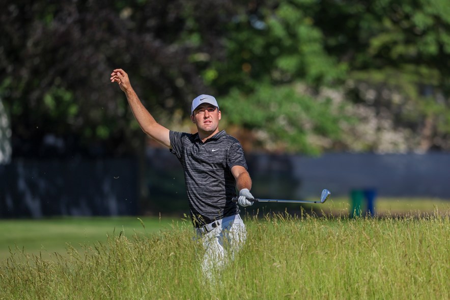 De Amerikaanse topgolfer Scottie Scheffler tijdens het US Open van 2022