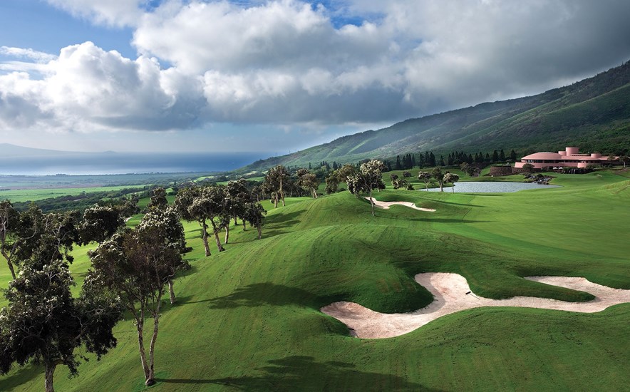 Golfbaan op Hawaii