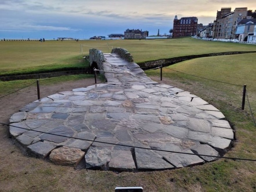 Swilcan Bridge At Andrews hole 18