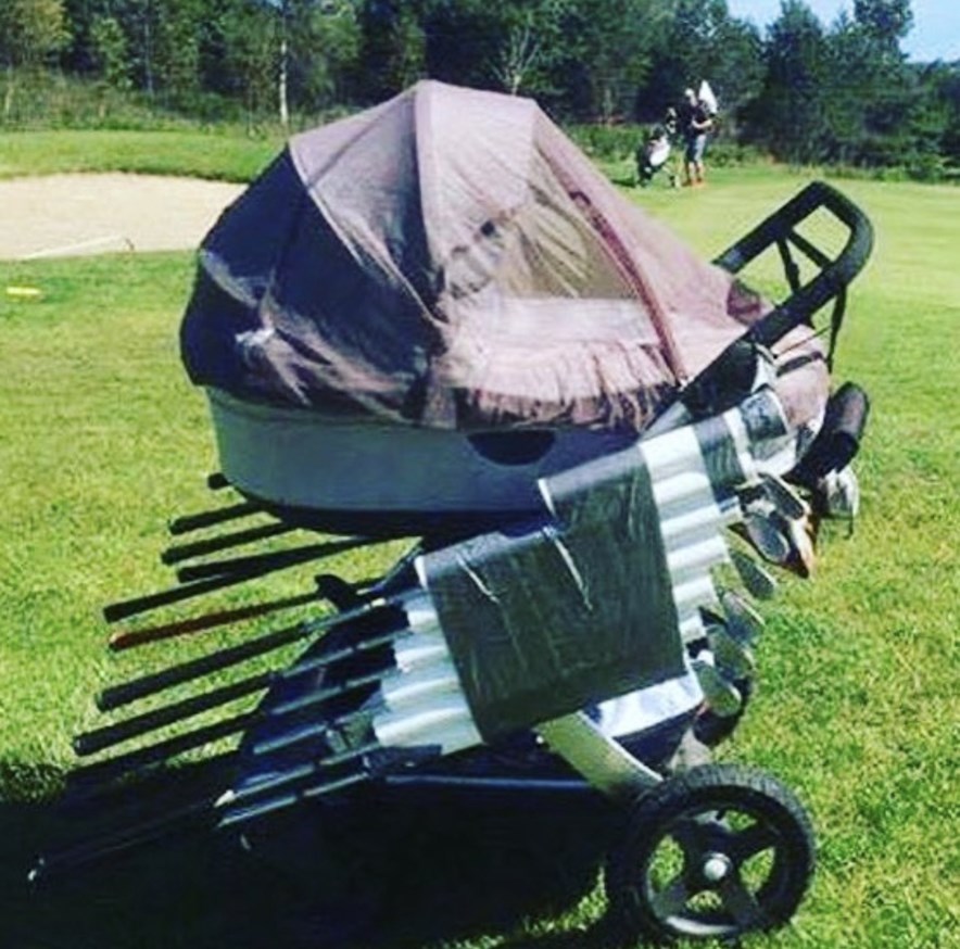 Kinderwagen annex golftas