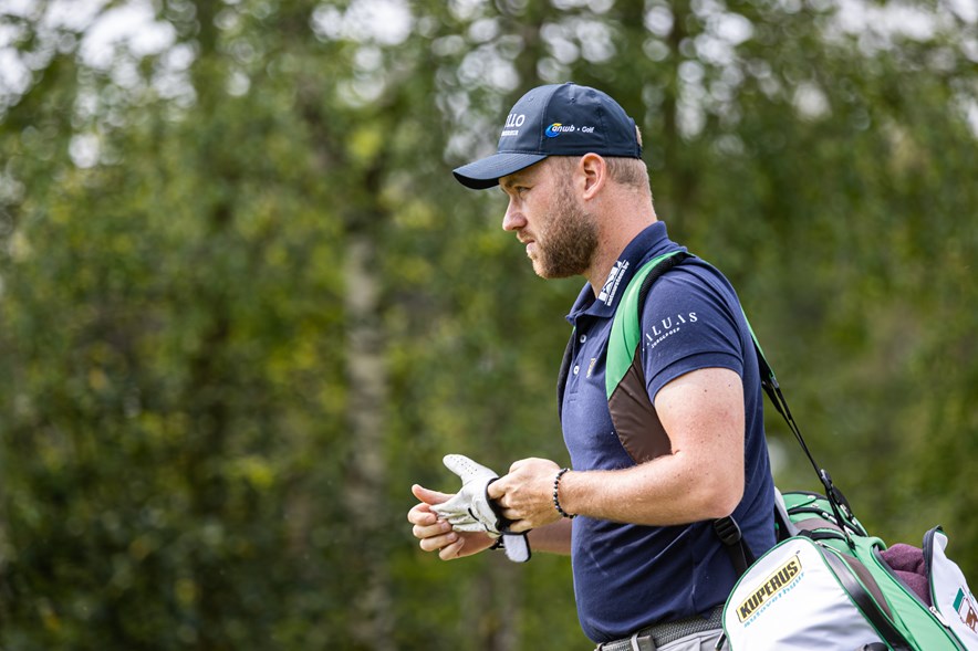 Davey Porsius op de Twentsche Golfclub