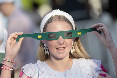 Masters 2024: Hoe het eruit zag om een zonsverduistering te zien in Augusta National