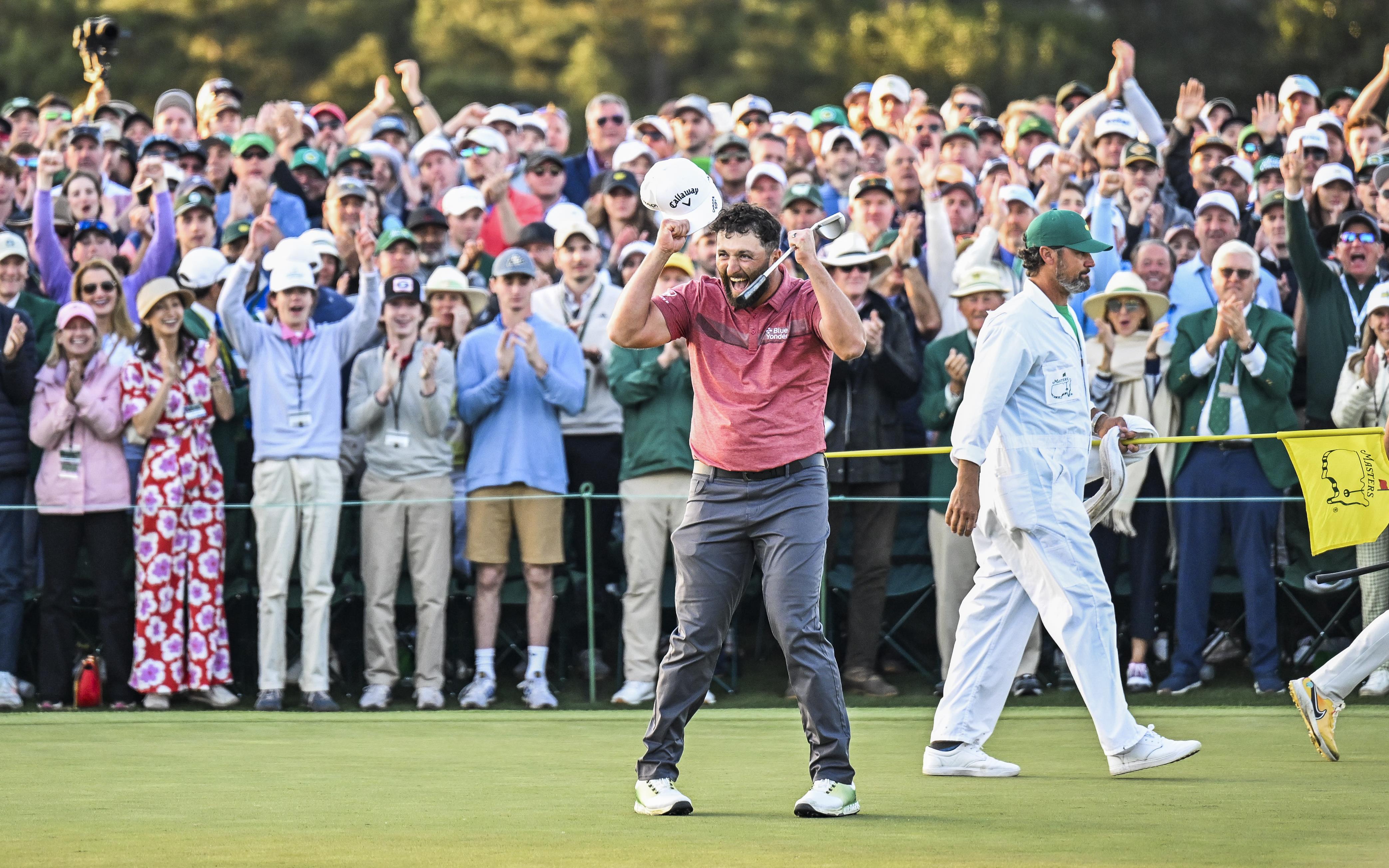 De Spaanse topgolfer Jon Rahm wint de Masters op Augusta National in 2023